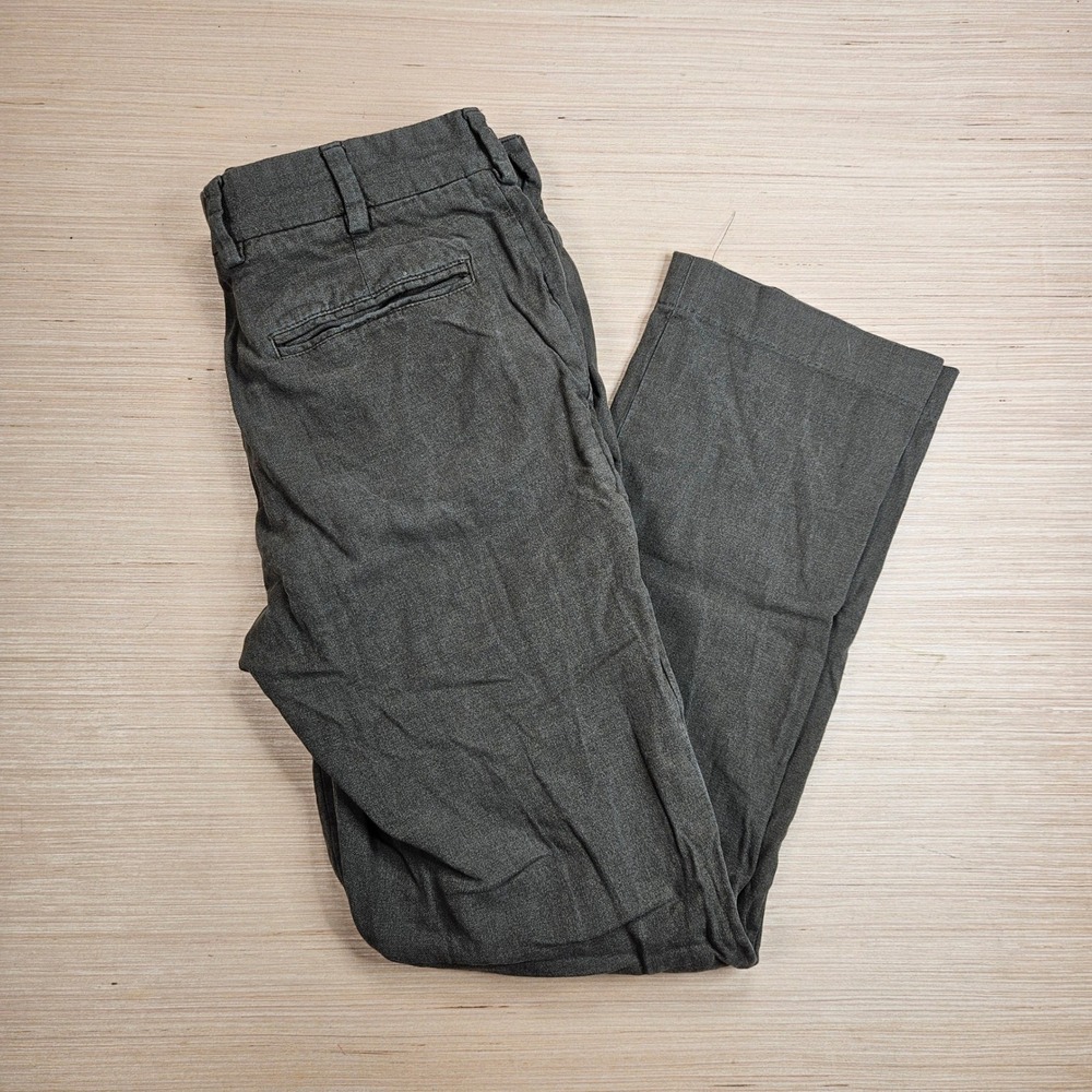 Bills Khakis Pants Men 32x29 Gray Private Stock Chino Made in USA Cotton Stretch